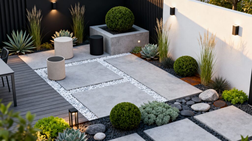 10 idées modernes pour aménager une cour