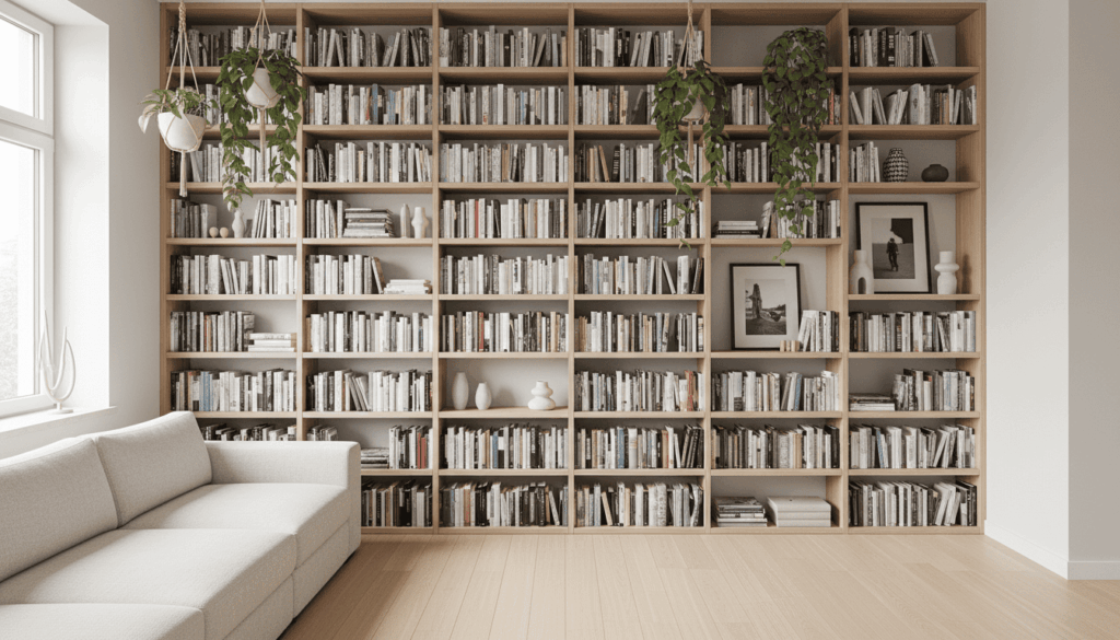 Les rangements muraux pour libérer le sol