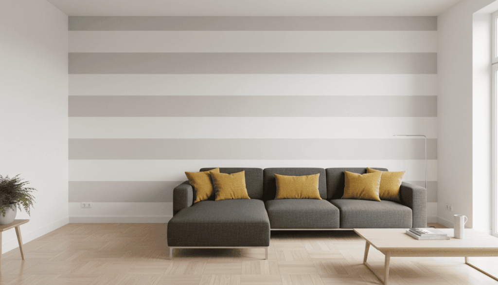 Les rayures horizontales et verticales stratégiques