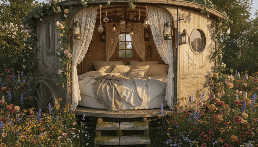 Roulotte BOHÈME Rêve de Gitane Moderne