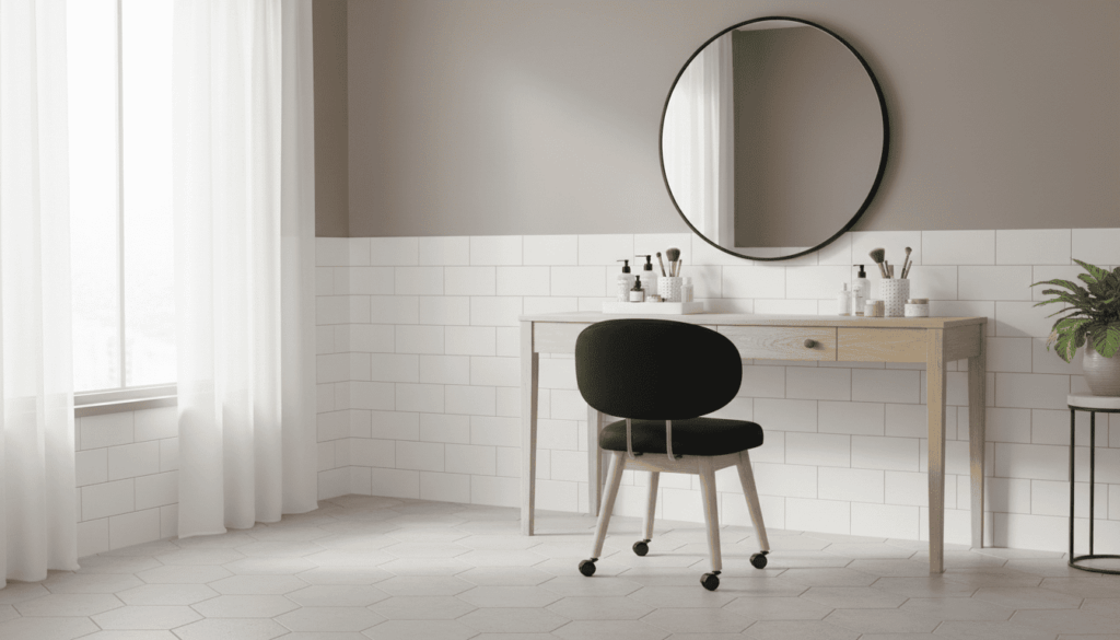 Tabouret Coiffeuse L'Ameublement Essentiel pour une Routine Beauté Optimale